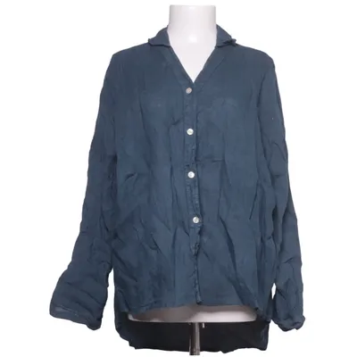 Shirt (Blauw) van Rough & Rose Linnen