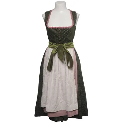 Dirndl (Green, Beige, Pink) from Alpen Herz Cotton