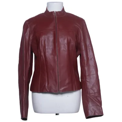 Läderjacka (Röd) från Oakwood Skinn, Polyester