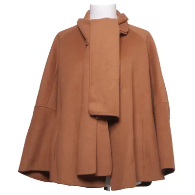 Cape (Brun) från Zara Woman Polyester, Viskos, Ull