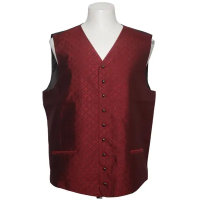 Suit vest (Red) from Alpenwelt Polyester, Silk