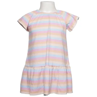 Robe (Bleu, Rose, Jaune) de Okie-dokie Coton, Polyester