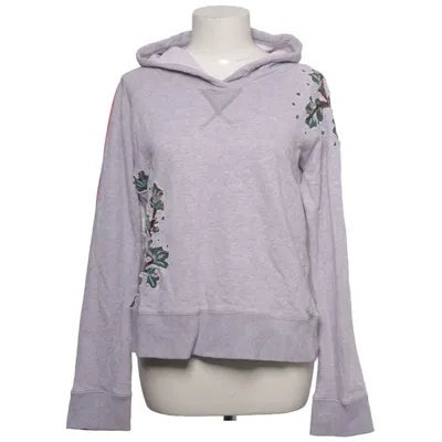 Hoodie (Gray, Multicolored) from Open End Cotton