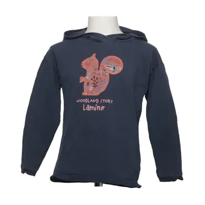 Sweat à capuche (Bleu) de Lamino Coton, Élasthane