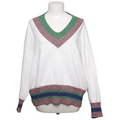 Sweater (White, Multicolored) from Essentiel Antwerp Cotton, Polyamide, Polyester