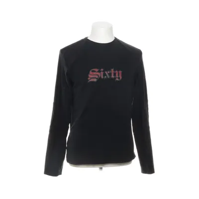 Lange mouwen shirt (Zwart) van Sixty Katoen, Elastaan