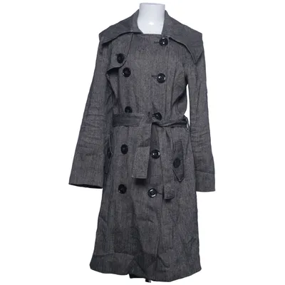 Manteau (Gris) de IKKS Coton, Lin, Polyamide, Polyester, Laine