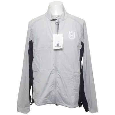 Sports jacket (Gray, Blue) from Husqvarna Elastane, Polyamide, Polyester