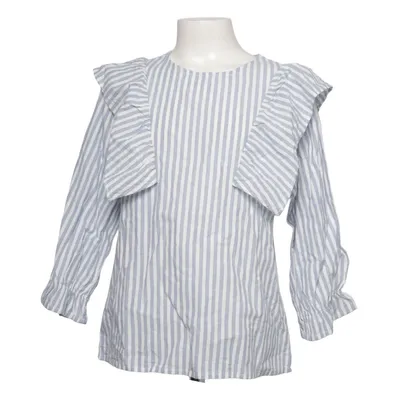 Blouse (Blauw, Wit) van Zara Kids Katoen, Linnen