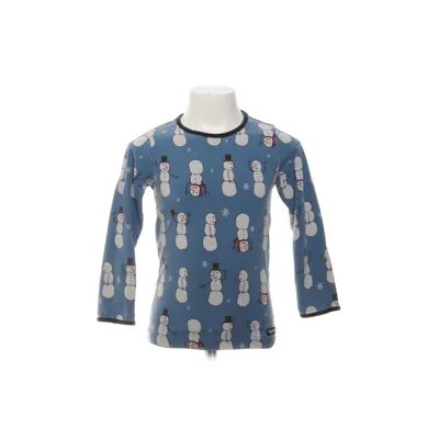 Lange mouwen shirt (Blauw, Meerkleurig) van Villervalla Elastaan, Organisch katoen