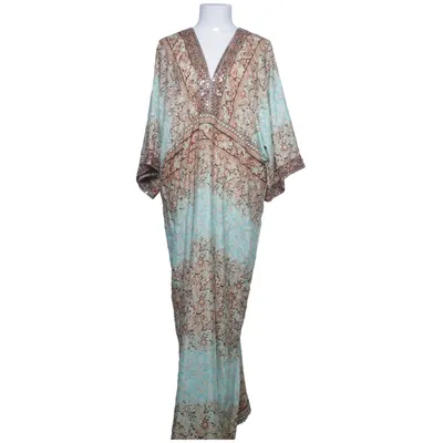 Kaftan (Beige, Blå, Flerfärgad) från Bigg Bull Polyester, Silke