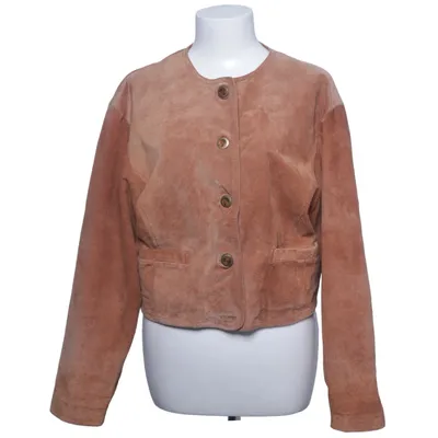 Läderjacka (Brun) från Natural life Polyester, Mocka