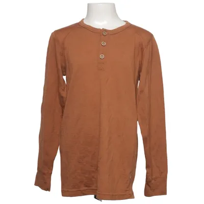 Henley T-shirt (Brun) fra Joha Merinould