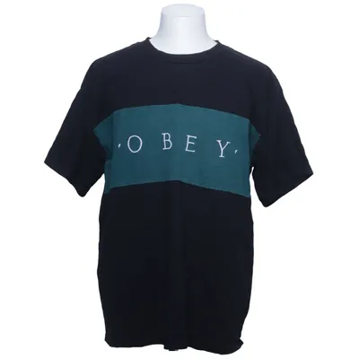T-shirt (Svart, Grön) från Obey Bomull