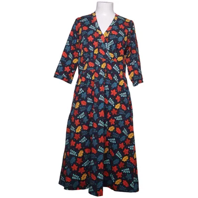 Omlottklänning (Svart, Flerfärgad) från Cissi och Selma Elastan, Ekologisk bomull