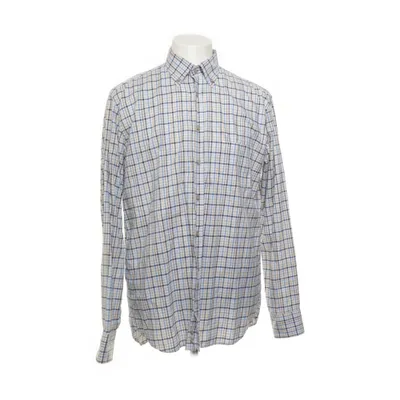 Skjorta (Blå, Beige, Vit) från Oscar of Sweden Bomull