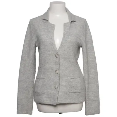 Cardigan (Gray) from Comma Acrylic, Polyamide, Wool