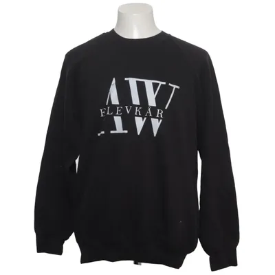 Sweatshirt (Zwart) van Russell Katoen, Polyester