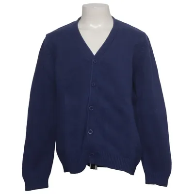 Strickjacke (Blau) von Cyrillus Kaschmir, Baumwolle