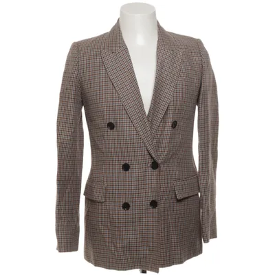 Blazer (Marron, Bleu, Blanc) de Zara Polyester, Viscose