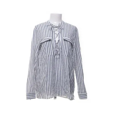 Blouse (Blauw, Wit) van Dobber Katoen