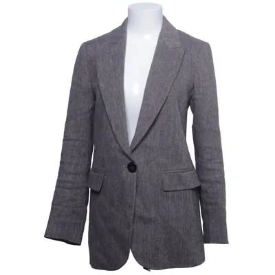 Blazer (Grå) fra Massimo Dutti Polyester, Viscose, Uld