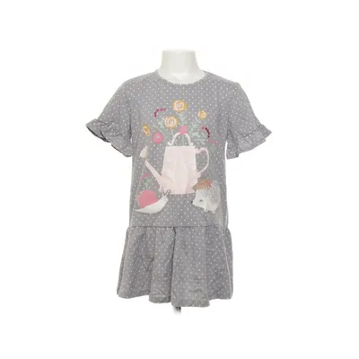 Klänning (Grå, Flerfärgad) från Lindex Kids Bomull