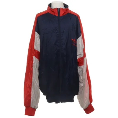 Träningsjacka (Blå, Röd, Vit) från Adidas Bomull, Nylon, Polyester