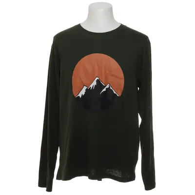 Långärmad t-shirt (Grön, Flerfärgad) från Tribute Bomull