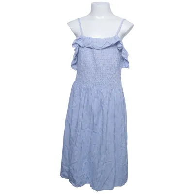 Robe (Bleu, Blanc) de H&M Élasthane, Polyester, Viscose