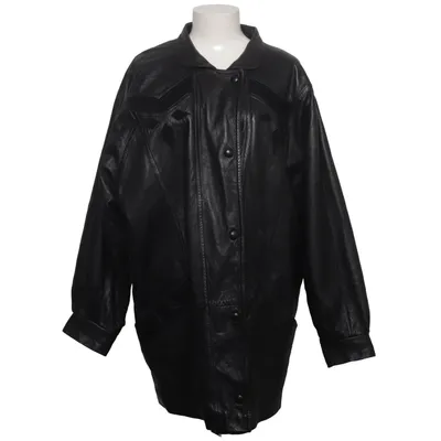 Leather coat (Black) from Alison Acetate, Leather