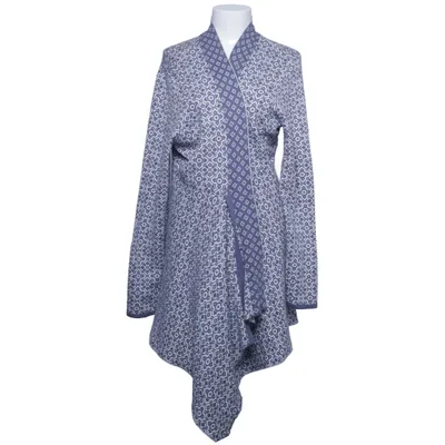 Cardigan cache-cœur (Bleu, Blanc) de Happy Holly Coton