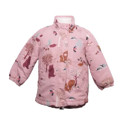 Vinterjakke (Pink, Flerfarvet) fra Lindex Kids Polyester