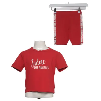 Ensemble de vêtements de sport (Rouge) de Luca & Lola Coton, Élasthane