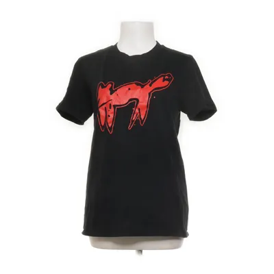 T-shirt (Zwart, Rood) van Gildan Softstyle Katoen