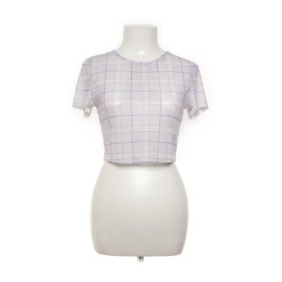 Crop top (Flerfarvet, Lilla) fra Divided by H&M Elastan, Polyester