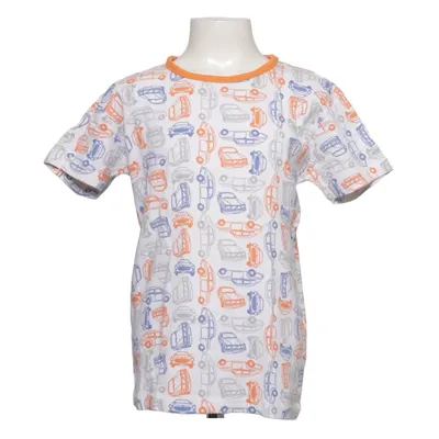 T-shirt (White, Blue, Orange) from Me&i Cotton