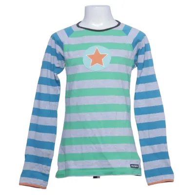 Langærmet t-shirt (Grøn, Blå, Grå, Flerfarvet) fra Villervalla Økologisk bomuld
