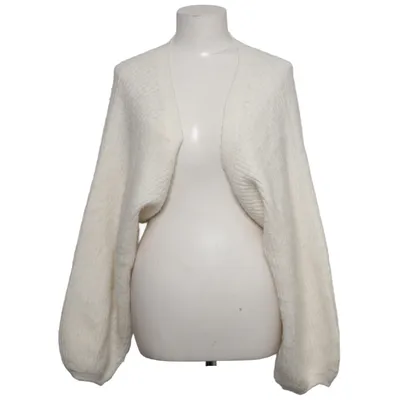Cardigan (White) from Gina Tricot Acrylic, Polyamide, Recycled polyester, Wool