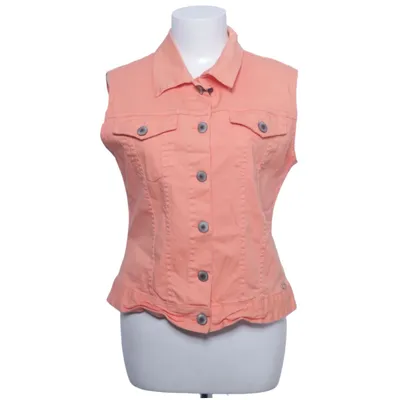 Gilet (Oranje) van Lisa Tossa Katoen, Elastaan