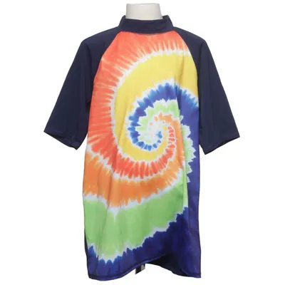 Zwemshirt (Blauw, Meerkleurig) van Lands' End Elastaan, Polyamide, Polyester