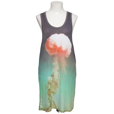 Tanktop  (Sort, Grøn, Flerfarvet) fra Christopher Kane Elastan, Viscose