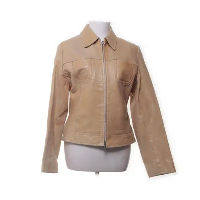 Leren jack (Geel) van Gipsy Polyester, Leer