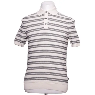 Pikétröja (Vit, Svart) från Strömberg Bomull