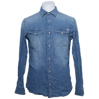Denim blouse (Blauw) van Jack & Jones Jeans Intelligence Katoen
