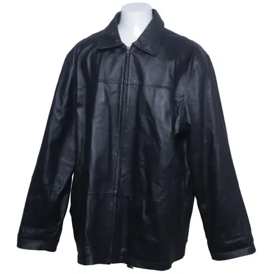 Läderjacka (Svart) från Patino Skinn, Polyester
