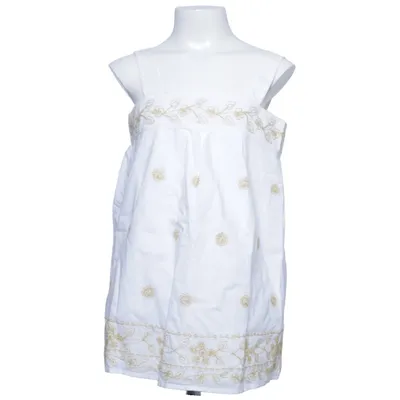 Top (Hvid, Guld) fra Gap Kids Bomuld, Metallfiber, Polyamid