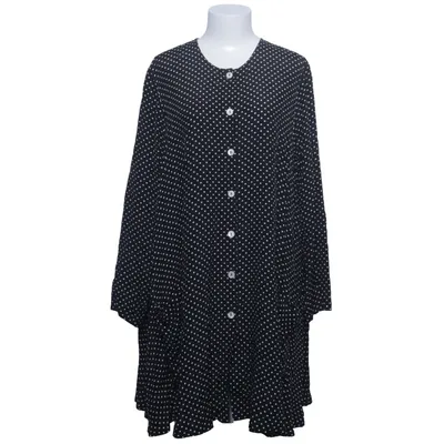 Shirt dress (Black, White) from K.T Viscose