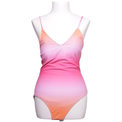 Badedragt (Pink, Orange, Flerfarvet) fra Crivit Elastan, Polyester