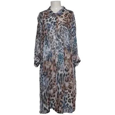Blousejurk (Bruin, Blauw, Meerkleurig) van Selection by Ulla Popken Viscose
